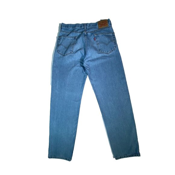 Levi's 550 Relaxed Fit Men's Jeans size w 34 L34 Light Stonewash MADE in 2014. - Picture 10 of 15